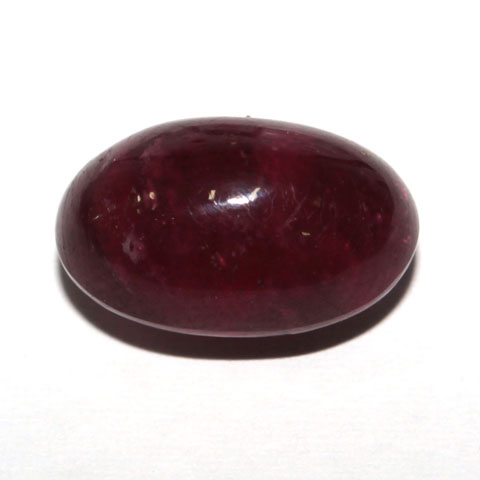 Rubis Cabochon Ovale Rouge Foncé R108